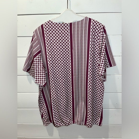 NWOT: Bold Geo-Print BloomChic Top – Plus Size US 18-20 ❤️ - Picture 10 of 11